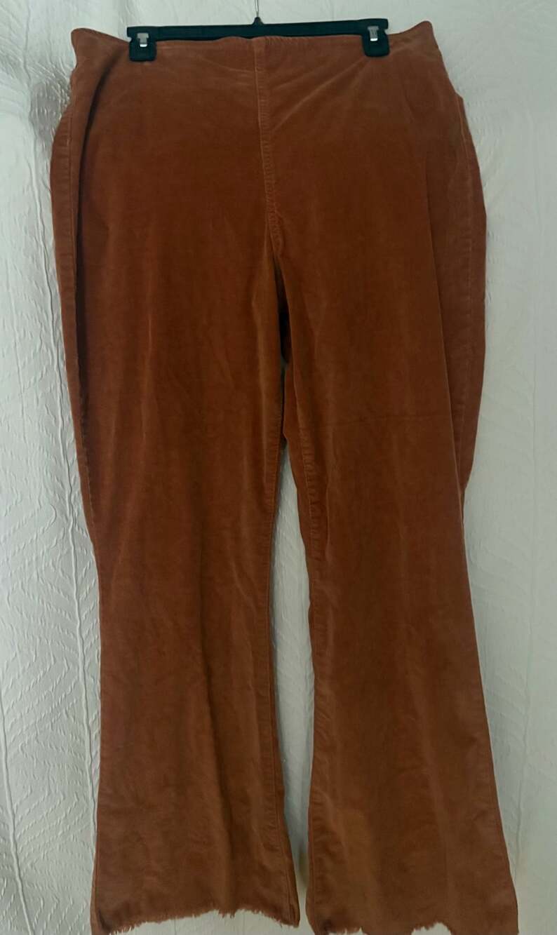 Knox Rose Corduroy Flare Pants Size 12 Brown Bootcut
